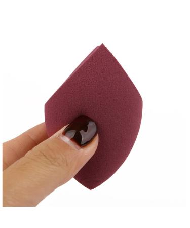 Makeup Sponge Beauty Egg Makeup Cosmetic Puff Makeup Sponge Cushion Foundation Powder Sponge Beauty Tool Women Make Up Accessories Makeup Sponge Holder(Wine red B)