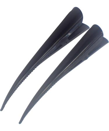 Topkids Accessories 2pc 13cm Hair clips for Women Duckbill/Beak/Concorde design Sectioning Hair Clips Hair Accessories for Women Hair grips Hairdressing clips (Enamel Black) - Buy Online on GoSupps.com