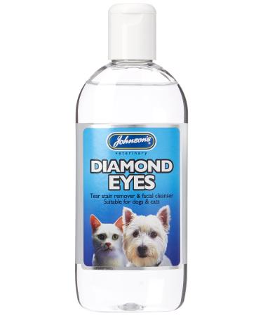 Johnsons Diamond Eyes Tear Stain Remover For Cats & Dogs 250ml 350g - Bulk Deal