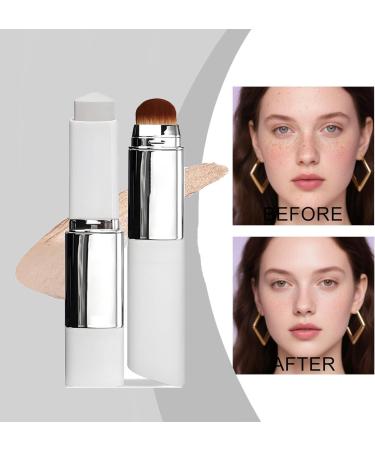 Gcngifrg Korean Color Changing Foundation Stick with Brush Head V White Cover Cream for Full to Medium Coverage All Skin Types Nongreasy Base Makeup Natural - Buy Online on GoSupps.com