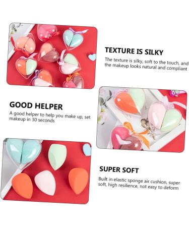 Ipetboom Shampoo 3 Boxes Heart-shaped Makeup Sponge Makeup Foundation No Crease Hairpin Black Makeup Egg Powder Puff Applicator Hydrophilic Polyurethane Loose Powder Puff Make up Travel - Buy Online on GoSupps.com