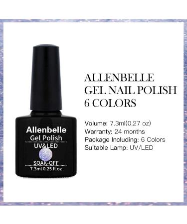 Allenbelle Cat Eye Magnet Gel Nail Polish - Soak Off UV Magnetic Gel (with Magnetic Tool) - Multi-color Series - Buy Online on GoSupps.com