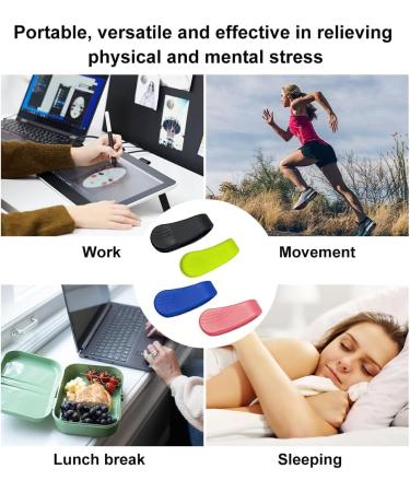 Buy Acupressure Anti-Stress Finger Massage Ring - 8 Portable Shiatsu Clips for Relaxation & Relief - Buy Online on GoSupps.com