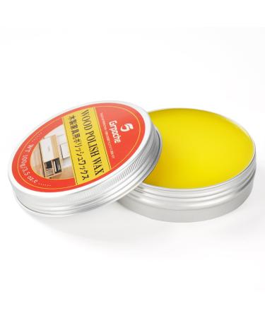 Wood Polish Wax Paste Wax for Wood Finish Wood Wax Polish 100g of wood wax oil Conditioner Cleaner Restorer Furniture Polish for Wooden Floors Cabinets Tables Doors