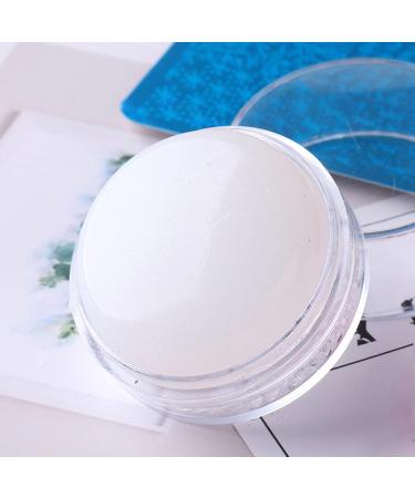 Hshduti Transparent Nail Stamps - Silicone Gel Nail Art Tool for Manicure Non-Deformable & Removable Round Design - Buy Online on GoSupps.com