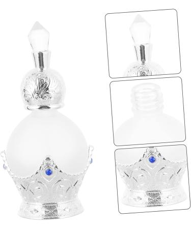 PLAFOPE 1pc Perfume Bottle Scented Cosmetic Sprayer Bottle Refillable Liquid Bottle Empty Perfume Container Mini Spray Bottle Humidifier Empty Glass Composite Material Perfume Rack Travel 9X4X4CM Silver - Buy Online on GoSupps.com