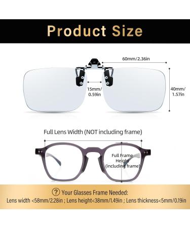 Goiteia Blue Light Filter Gaming Glasses Clip-On | 380-500nm | Flip-Up 50% Clear - Perfect for Gamers & Esports Accessories - Buy Online on GoSupps.com
