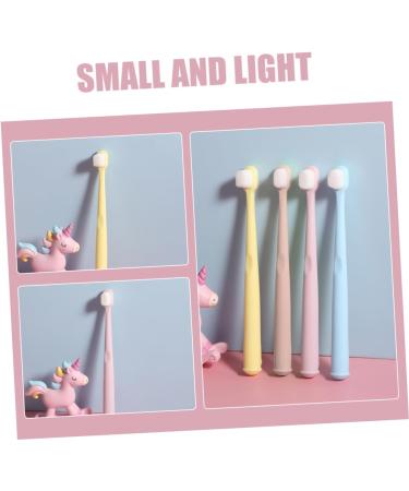 Partykindom 6th Children's Soft Travel Toothbrush - Portable Manual Toothbrush Set for Kids | 1 Pack Assorted Colors - Buy Online on GoSupps.com