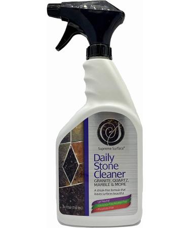 Supreme Surface Daily Stone Cleaner & Sealer Combo Kit - Granite, Quartz, Marble Polish - Buy Online on GoSupps.com