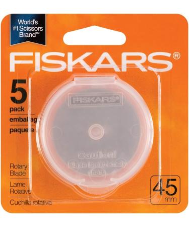 Fiskars 95287097J Rotary Cutter Replacement Blades 45mm - 5 Pack - Buy Online on GoSupps.com