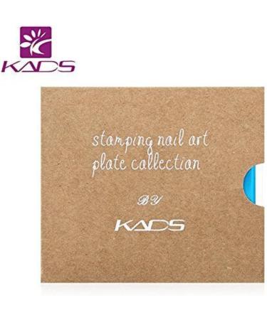 KADS Nail Art Stamping Plate FL043 - Flower Lace Image Template for DIY Nail Design - Buy Online on GoSupps.com