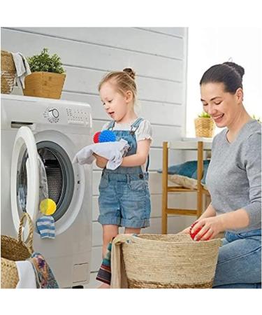 Bessy shop Dryer Balls for Laundry 4PCS Reusable Dryer Balls Tumble Laundry Wash Balls Eco Laundry Ball Solid Colorful Machine Washing Ball Plastic Tumber Dryer Balls Tumble Dryer Dryerballs - Buy Online on GoSupps.com