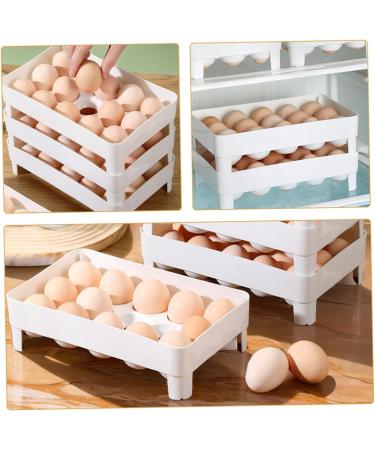 WHAMVOX Egg Storage Box Fridge Refrigerator Egg Storage Holder Egg Holder Special Frame Dedicated re-usable - Buy Online on GoSupps.com