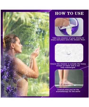 Nielies Lavender Shower Steamers 18pc Aromatherapy Gift Set- Organic Essential Oils for Relaxation & Stress Relief | Shower Bombs for Selfcare- Women & Men - Buy Online on GoSupps.com