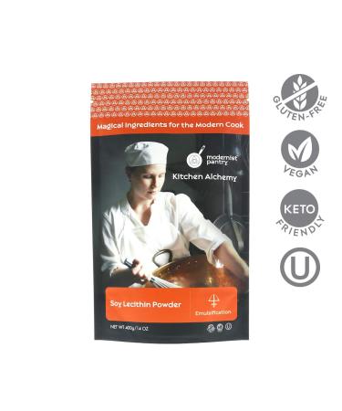 Pure Soy Lecithin Powder 400g/14oz - Vegan & OU Kosher Certified - Buy Online on GoSupps.com