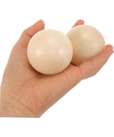 Kombiiuda Jade Fitness Hand Exercise Balls - Hand Rolling Gemstone Massage Balls for Wrist Strengthening & Gymnastics - Buy Online on GoSupps.com