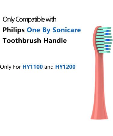 Compatible Replacement Toothbrush Heads for Philips Sonicare One Toothbrush - HY1100 (Coral) - Buy Online on GoSupps.com