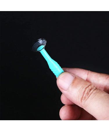 8-Piece Silicone Contact Lens Inserters & Cleaner Kit - Hard/Soft Lens Storage Case (Green/White) - International Shipping - Buy Online on GoSupps.com