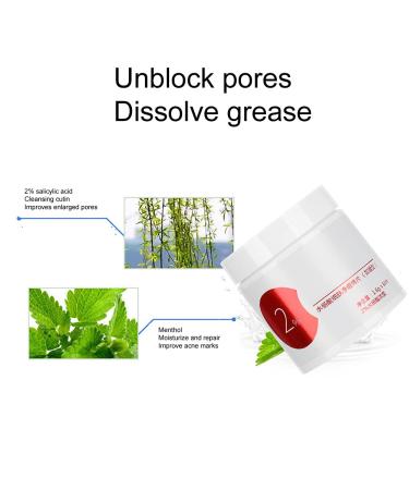 60pcs Salicylic Acid Cotton Pads for Acne Removal & Pore Shrinking - Face Cleansing & Blackhead Repair - Buy Online on GoSupps.com