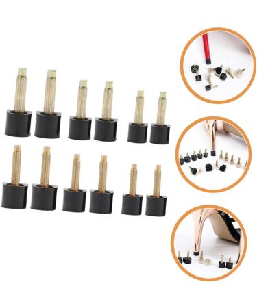TENDYCOCO High Heels Replacement Tips - 30 Pairs TPU Anti-Skid Studs for Women - Mute Shoe Spikes (Black - Buy Online on GoSupps.com