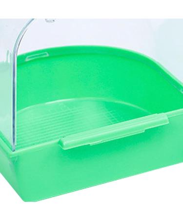 Colcolo Pet Bird Bath Box Parrot Bathing Tub Water Bowl Cage Accessories for Lovebirds Budgie - Buy Online on GoSupps.com