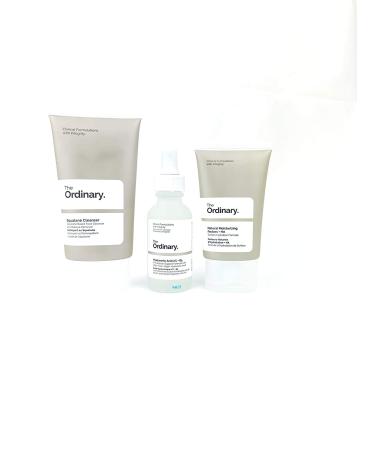 The Ordinary Daily Set: Squalane Cleanser, Hyaluronic Acid + B5, Natural Moisturizing Factors HA - 3 Piece Kit - Buy Online on GoSupps.com