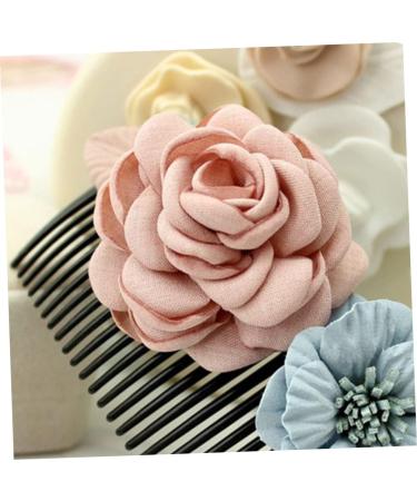 DOITOOL Flower Hairpin Flower Hair Clips for Women Teasing Combs for Women Barrettes for Women Bridal Hair Clip Women Hair Comb Tiara Women Headdress Miss Hair Dryer Lady - Buy Online on GoSupps.com