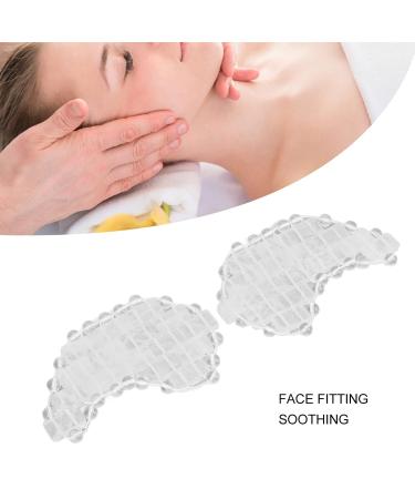 Reusable Jade Stone Eye Mask for Hot & Cold Therapy | Moon Shape Cold Pads for Swollen Eyes & Dark Circles - Buy Online on GoSupps.com