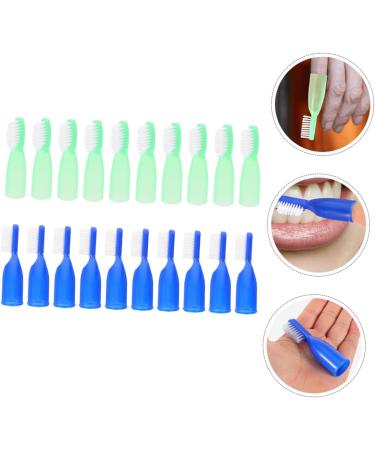 100 PC Portable Mini Toothbrush Set - Soft Finger Toothbrushes for Travel & Cleaning - Variety of Colors - Ideal for Prisons & Everyday Use - Buy Online on GoSupps.com