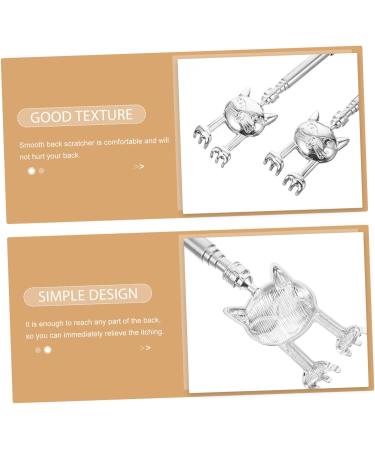 Buy Tovinanna 2-in-1 Back Scratchers for Men Stainless Steel Scratching Tool & Massage Claw Durable Back Massagers for Adults International Shipping Available - Buy Online on GoSupps.com