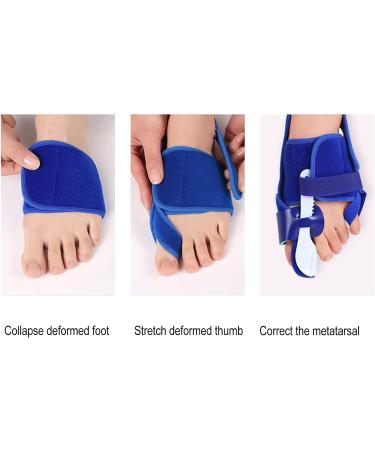 Hallux Valgus Corrector and Toe Separator for Men and Women - Pain-free Bunion Straightener and Spacer (Left) | Ideal for Home and Outdoor Use - Buy Online on GoSupps.com