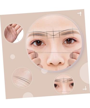Mipcase 2pcs Eyebrow Positioning Line Digital Ruler White T Tool Eyebrow Mapping Ruler Make up Reliable - Buy Online on GoSupps.com