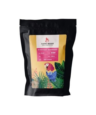 Kaphi Beans Fresh Dark Roast Everyday Espresso Blend Coffee- Freshly Roasted (Filter 250g) Filter 250 g (Pack of 1)