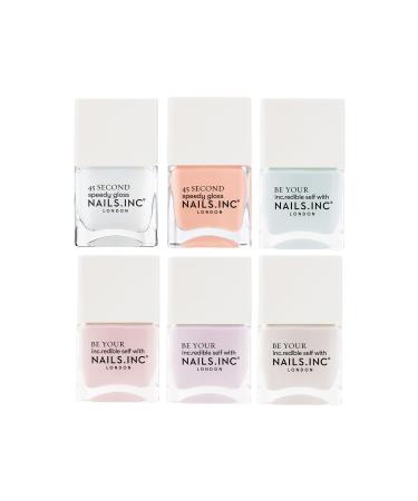 Nails.INC Sweetest Pastels 6-Piece Nail Polish Set (Worth Value 48)