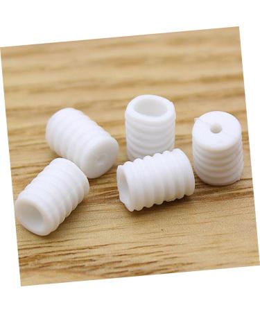 Gatuida Elastic 500pcs Butt Connector Non-Slip Face Mask Lanyard Adjustment Buckle - White Snap Fastener 1x0.6CM - Buy Online on GoSupps.com
