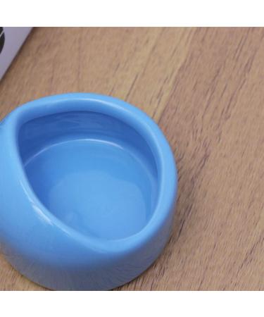 Guinea Food Bowl Hamster Feeding Bowls Pet Ceramic Food Bowls for Small Animal Rodents Gerbil Hamster Food Bowl Blue - Buy Online on GoSupps.com