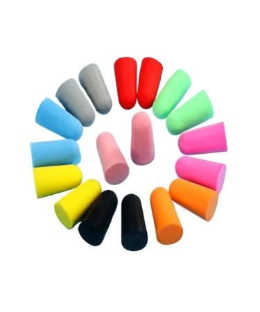20PCS/10 Pairs Comfort Earplug Noise Reduction Foam Soft Ear Plugs Noise Reduction Tapered Earplugs Protective for Sleep Travel(Green)