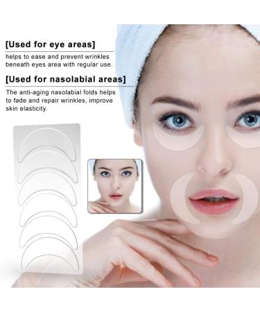 Buy Reusable Anti-Wrinkle Facial Pad Set | Medical Grade Silicone Nasolabial Folds Mask for Anti-Aging - Buy Online on GoSupps.com