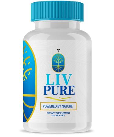 Fyvus Liv Pure Capsules Liver Detox Weight Loss Pills LivPure Supplement - Live Pure Liver Detox Cleanse Product Supplements LivePure Diet Hydration Reviews Liv Pur Health Support (60 Capsules)