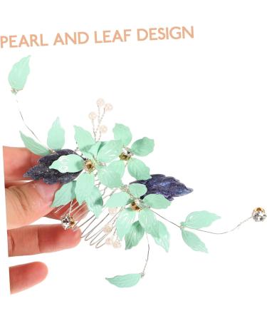 FRCOLOR Hair Comb Hair Accessories Purple Beads Rhinestone Trim Wedding Hair Comb for Brides Rhinestone Decor Hair Decor Pearl Hair Accessories Bride Pin Decorative Hair Combs Bridal Metal - Buy Online on GoSupps.com