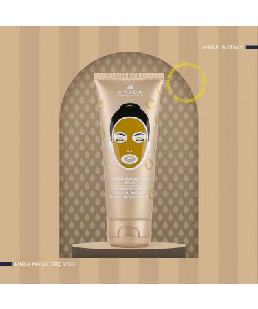  GYADA COSMETICS GYADA COSMETICS Pearl Powder Mask Gold Moisturizes and Repairs Face Mask Anti-Aging and Healing Action Suitable for Dry and Mature Skin with Pearl Powder and Argan Oil 75 ml - Buy Online on GoSupps.com