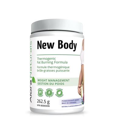 New Body Thermogenic Powder | Thermogenic Fat Burner Powder Infused with Green Tea | Increases Energy Antioxidant Support Weight Loss Support Fat Metabolism | 30 Servings (Pomegranate Berry) Pomegranate Berry 30 Servings