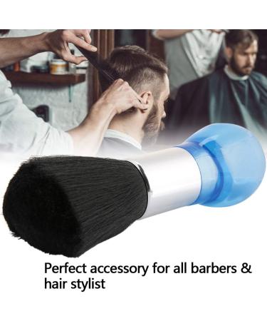 Hairdresser Neck Brushe Soft Wool Neck Duster Neckline and EarsHair Cleaning Hairdressing Styling Tool for Barber Hair Salon(Blue) - Buy Online on GoSupps.com