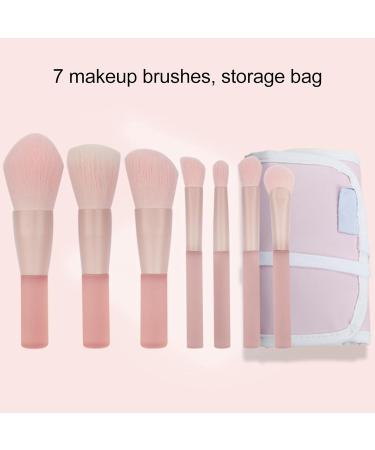 Zetiling 7pcs Makeup Brushes Set - Fluffy Soft Bristles Strong Powder Pickup Resin Handle Portable Carrying Case - Perfect Gift for Women - Buy Online on GoSupps.com