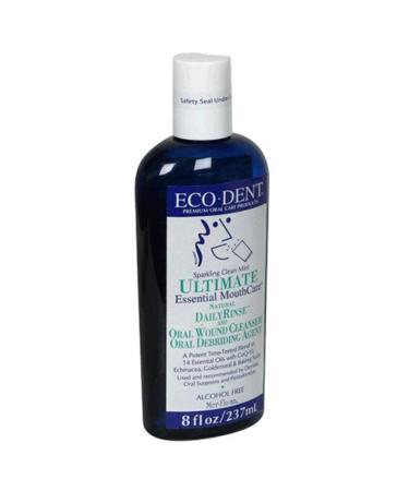 Eco- Dent Daily Rinse Ultimate Essential Mouth Care  Sparkling Clean Mint  8 fl oz (237 ml)