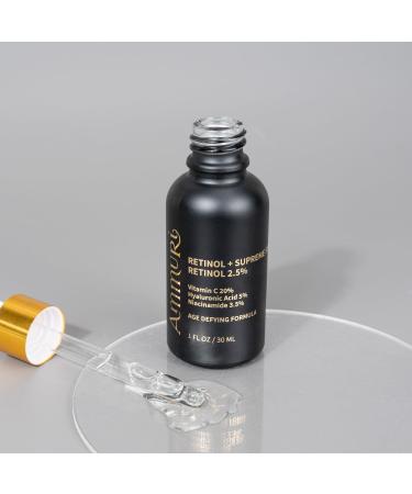 Retinol 2.5% Pro Face Serum Hyaluronic Acid Natural Ingredients For Skin Firming - Buy Online on GoSupps.com