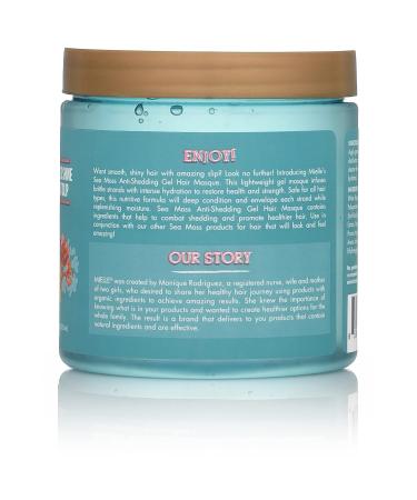 Mielle Organics Sea Moss Anti-Shedding Curl Gel Hair Masque - For Stronger, Healthier Curls - Buy Online on GoSupps.com