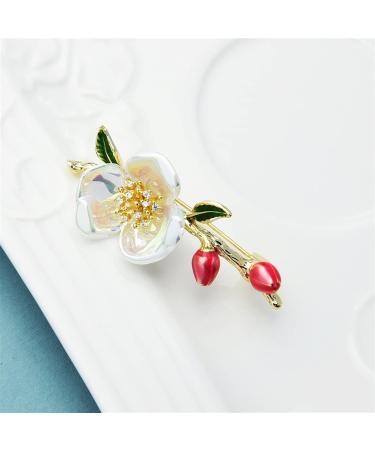 Pin Jewelry Gifts for Women Ladies Fashion Accessories Shell Plum Brooch Ladies Flower Brooch Cardigan Jacket Coat Brooch Brooches & Pins - Buy Online on GoSupps.com