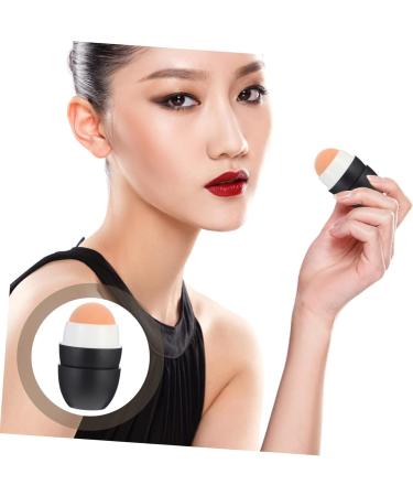 FOMIYES Volcanic Stone Oil-Absorbing Ball Beauty Tools Oil Face Massager Roller Face Oil Absorbing Roller Black 5x3cm - Buy Online on GoSupps.com