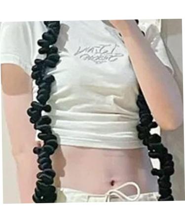 Ipetboom Braid Wigs Wig Braid Ponytail Gabor Wigs for Women Braided Ponytail Women Hair Extensions Braid Wig Hair Extensions for Braids High Temperature Wire Personality Women's Extend 75X8CM Black - Buy Online on GoSupps.com